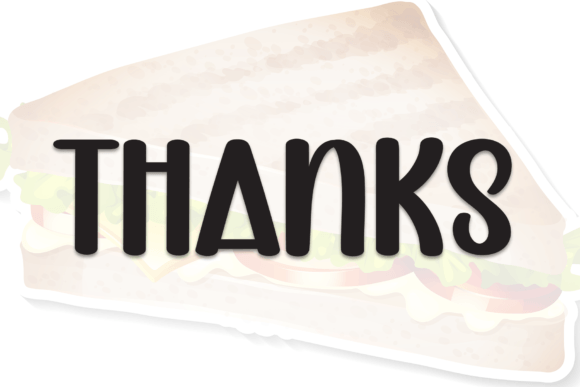 Drawing Sandwich Font - Preview 6