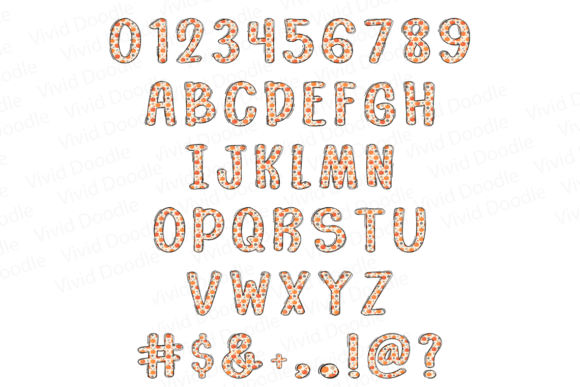 Fancy Pumpkin Halloween Font - Preview 4