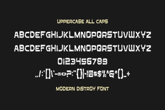 Geparated Font - Preview 2