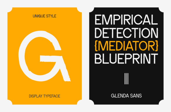 Glenda Sans Font - Preview 2