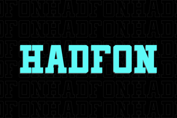 Hadfon Font - Preview 2