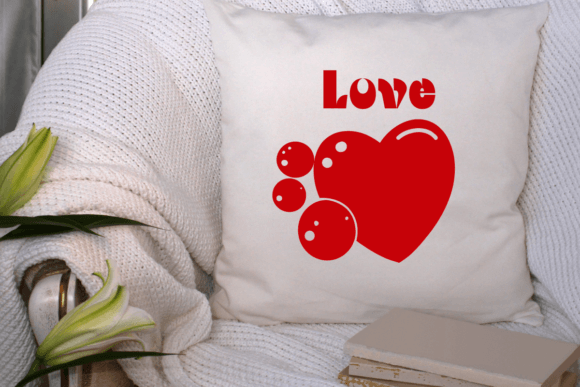 Heart Bubble Font PNG with transparent background - Preview 5