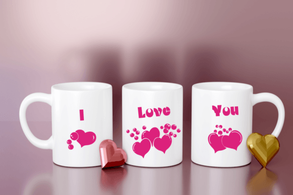 Heart Bubble Font PNG with transparent background - Preview 6