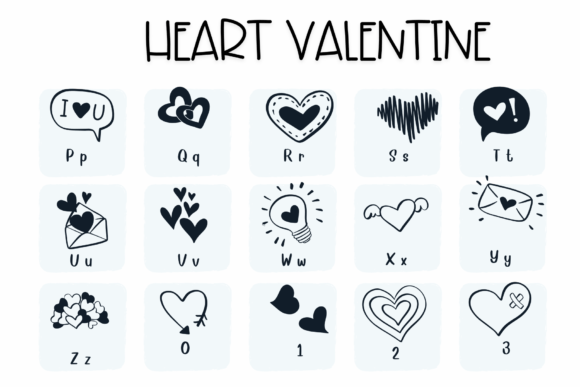 Heart Valentine Font - Preview 4