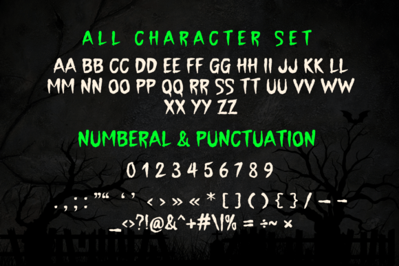 Horror Mansion Font - Preview 5
