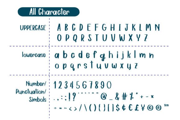 Inkerspace Font PNG with transparent background - Preview 1
