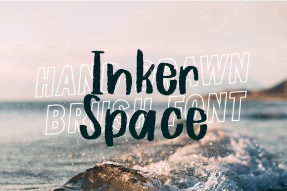 Inkerspace Font PNG with transparent background - Preview 4