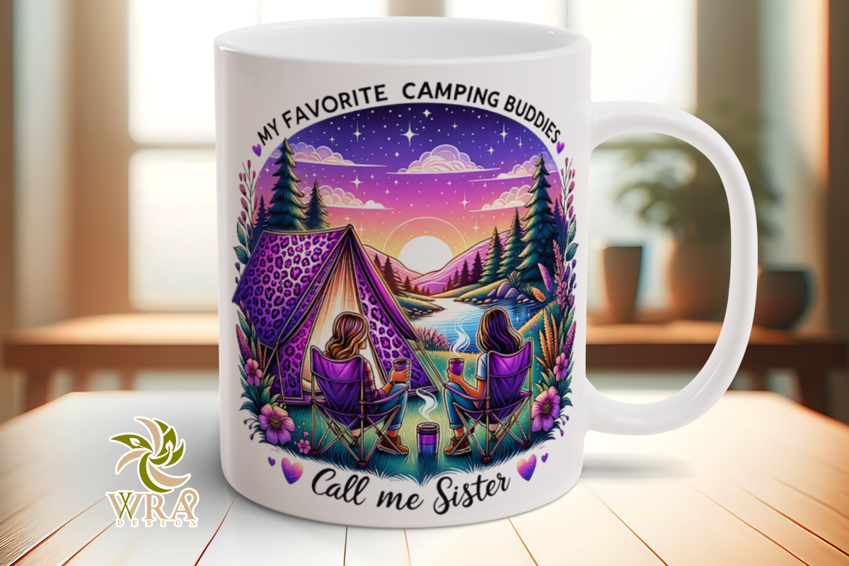 My Favorite Camping Buddies Png Design