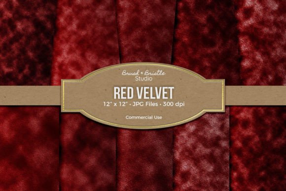 Red Velvet Digital Paper