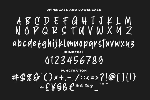 Right Howers Font PNG with transparent background - Preview 1