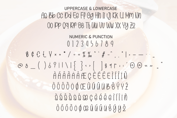 Butter Caramel Font PNG with transparent background - Preview 6