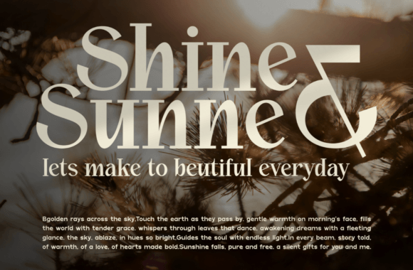 Calvine Font - Preview 3