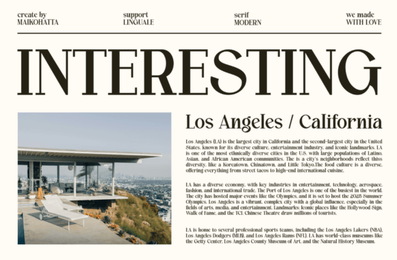 Calvine Font - Preview 6