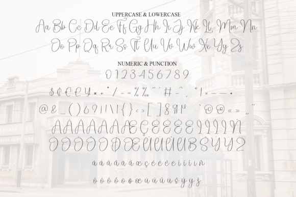College Retro Font PNG with transparent background - Preview 6