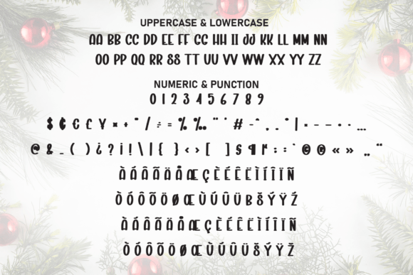 December Christmas Font - Preview 6