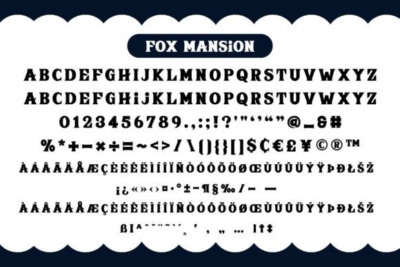 Fox Mansion Font - Preview 5
