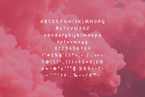 Lucky Ribs Font PNG with transparent background - Preview 3