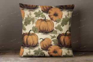 Vintage Pumpkin Digital Paper Graphic by Digital Curio · Creative Fabrica