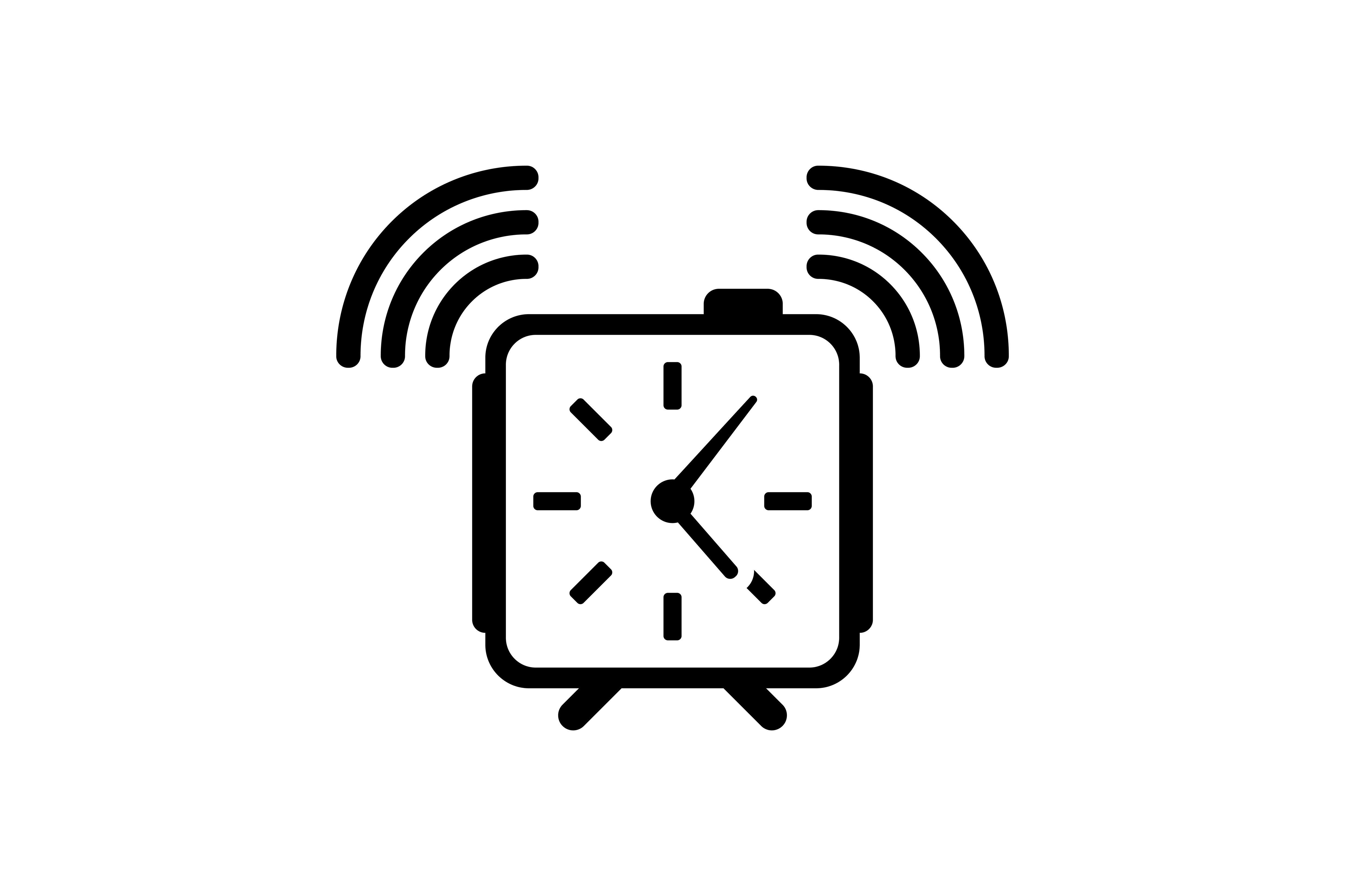 Alarm, Clock, Morning Icon. Graphic by 121icons · Creative Fabrica