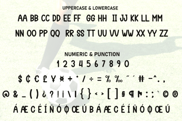 Football Font - Preview 4