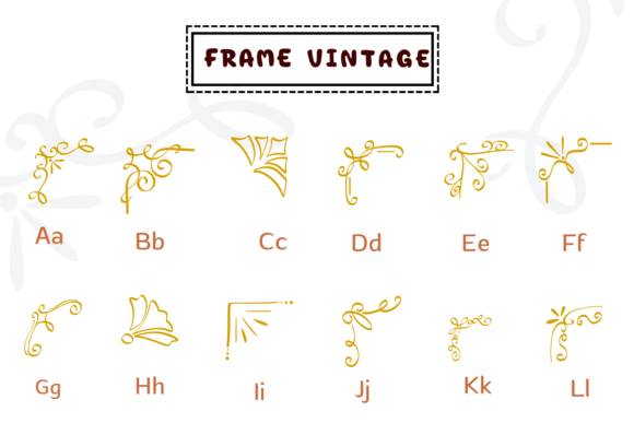 Frame Vintage Font - Preview 1