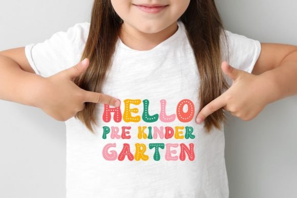 Groovy Dotted Font PNG with transparent background - Preview 5
