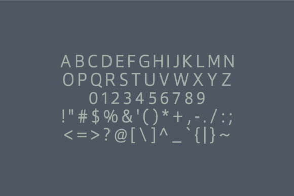 Hesperos Font PNG with transparent background - Preview 1