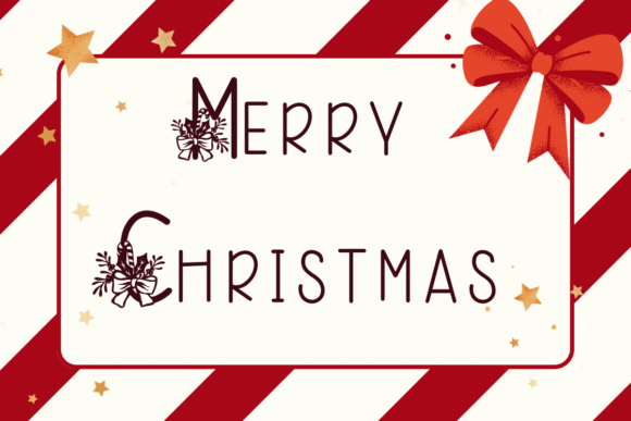 Candy Broom Christmas Font - Preview 3