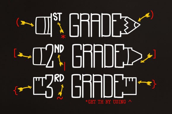 Back to School Font - Preview 2
