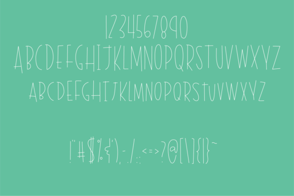 Bird Feathers Font - Preview 2