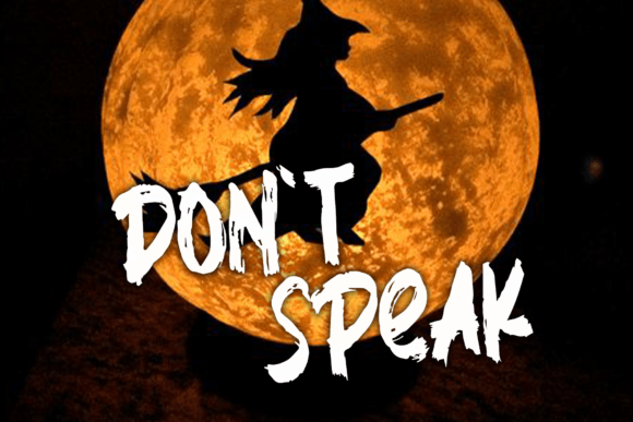 Black Scary Font PNG with transparent background - Preview 3