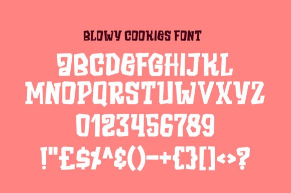 Blowy Cookies Font - Preview 2