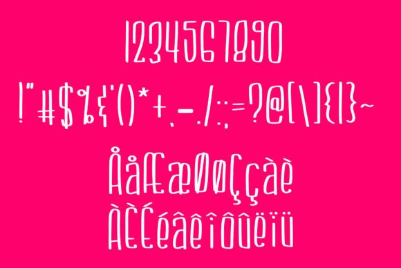 Boldface Font - Preview 2