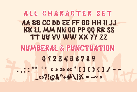 Bubble Zombie Font - Preview 4
