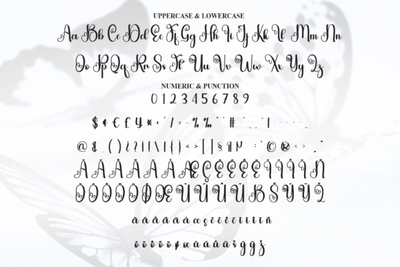 Butterfly Font - Preview 6