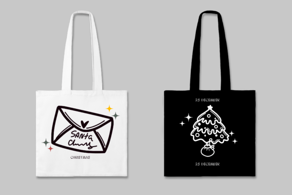 Christmas Doodles Font - Preview 4