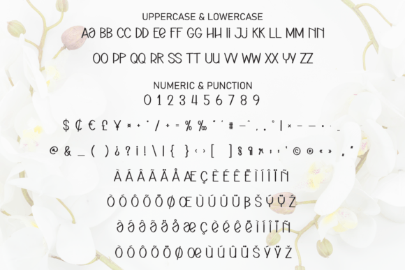 Daisy Flower Font - Preview 6