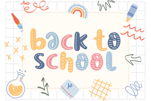 Doodles Element Font - Preview 5