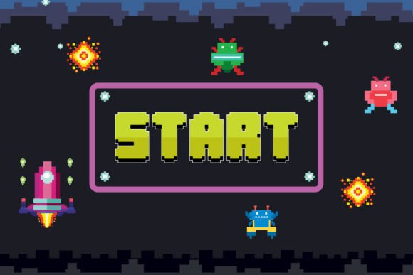 Game over Font - Preview 2
