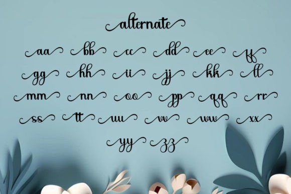 Guinevere Font PNG with transparent background - Preview 5