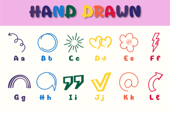 Hand Drawn Font - Preview 1