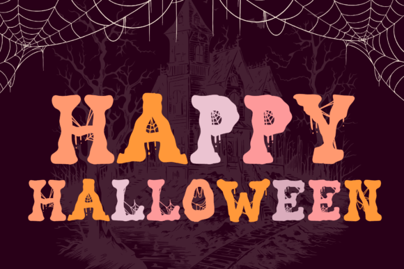 Haunted House Font - Preview 1