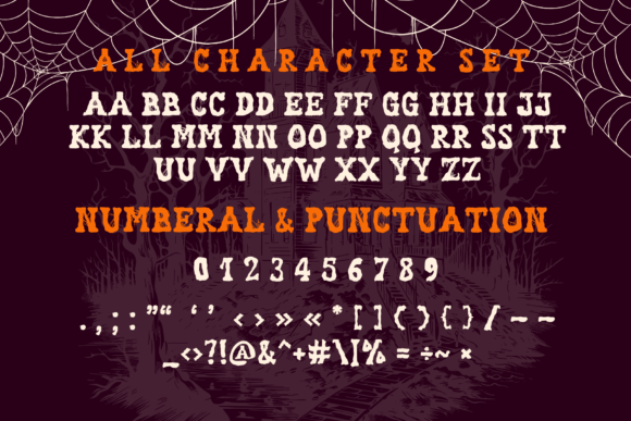 Haunted House Font - Preview 5