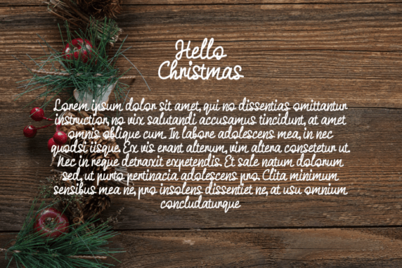 Hello Christmas Font - Preview 3