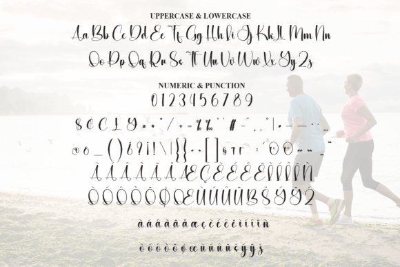 Jogging Font - Preview 6