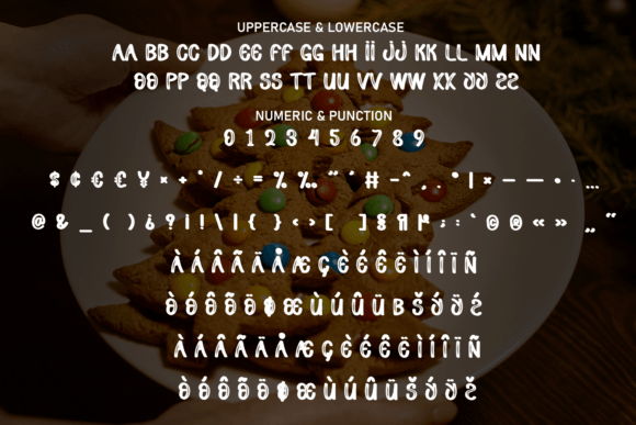 Nice Cookies Font PNG with transparent background - Preview 6