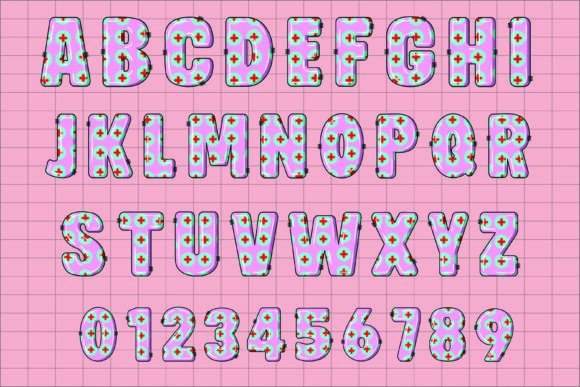 Nurse 3d Font Font font preview - 3