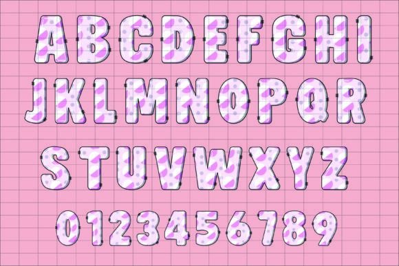 Nurse 3d Font Font font preview - 4