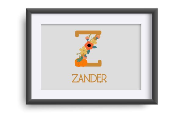 Pumpkin Posies Font PNG with transparent background - Preview 2
