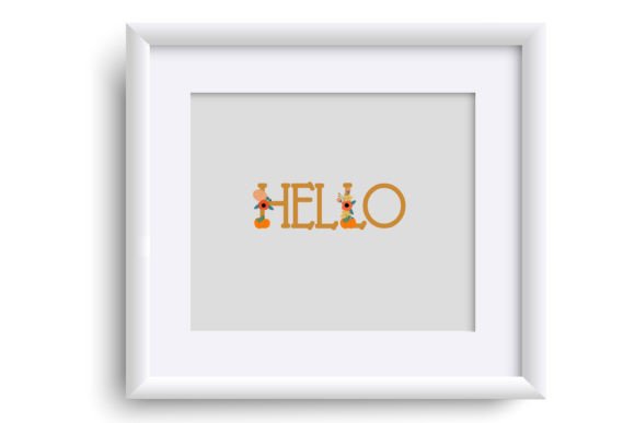 Pumpkin Posies Font PNG with transparent background - Preview 3